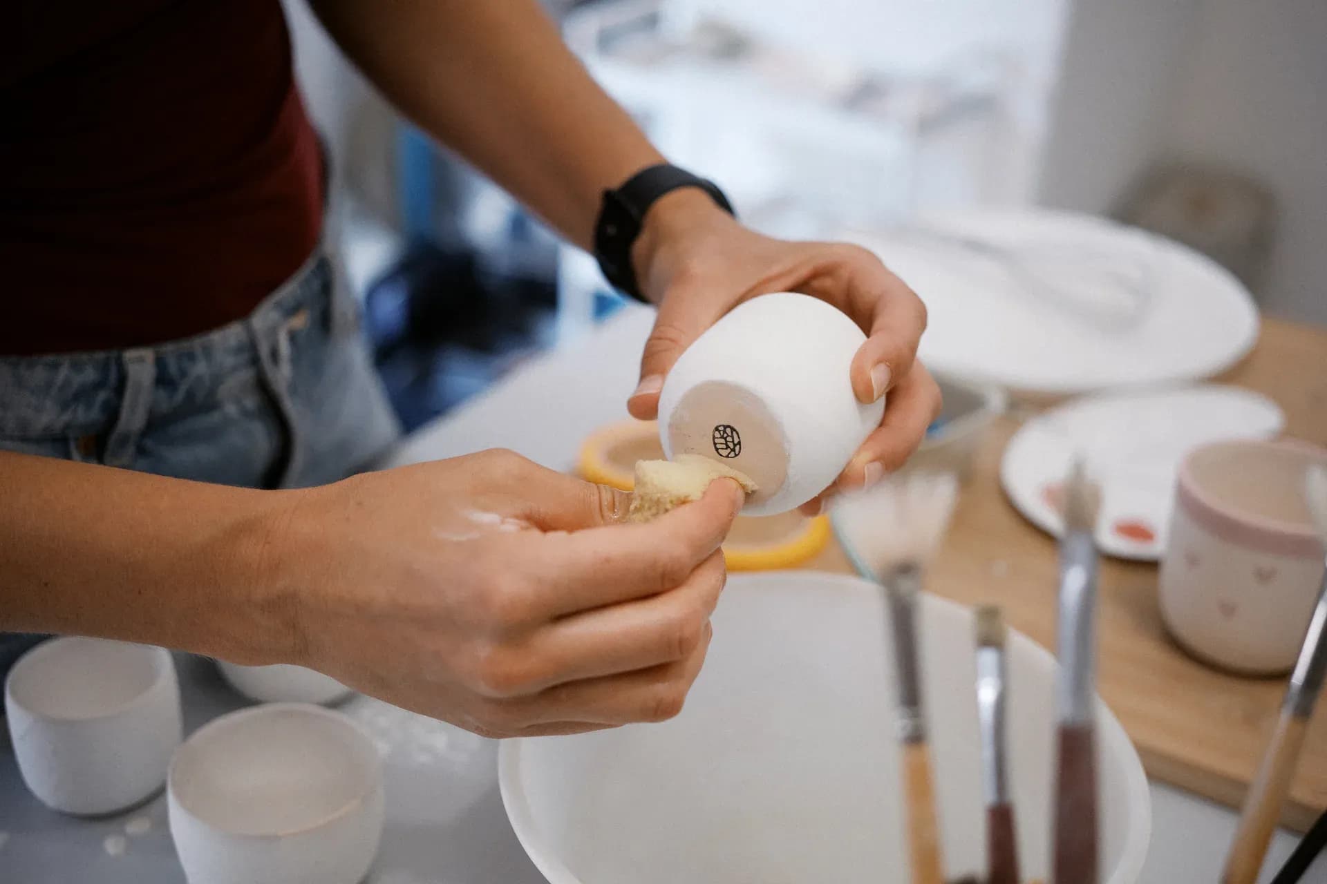 Glazing and decorating