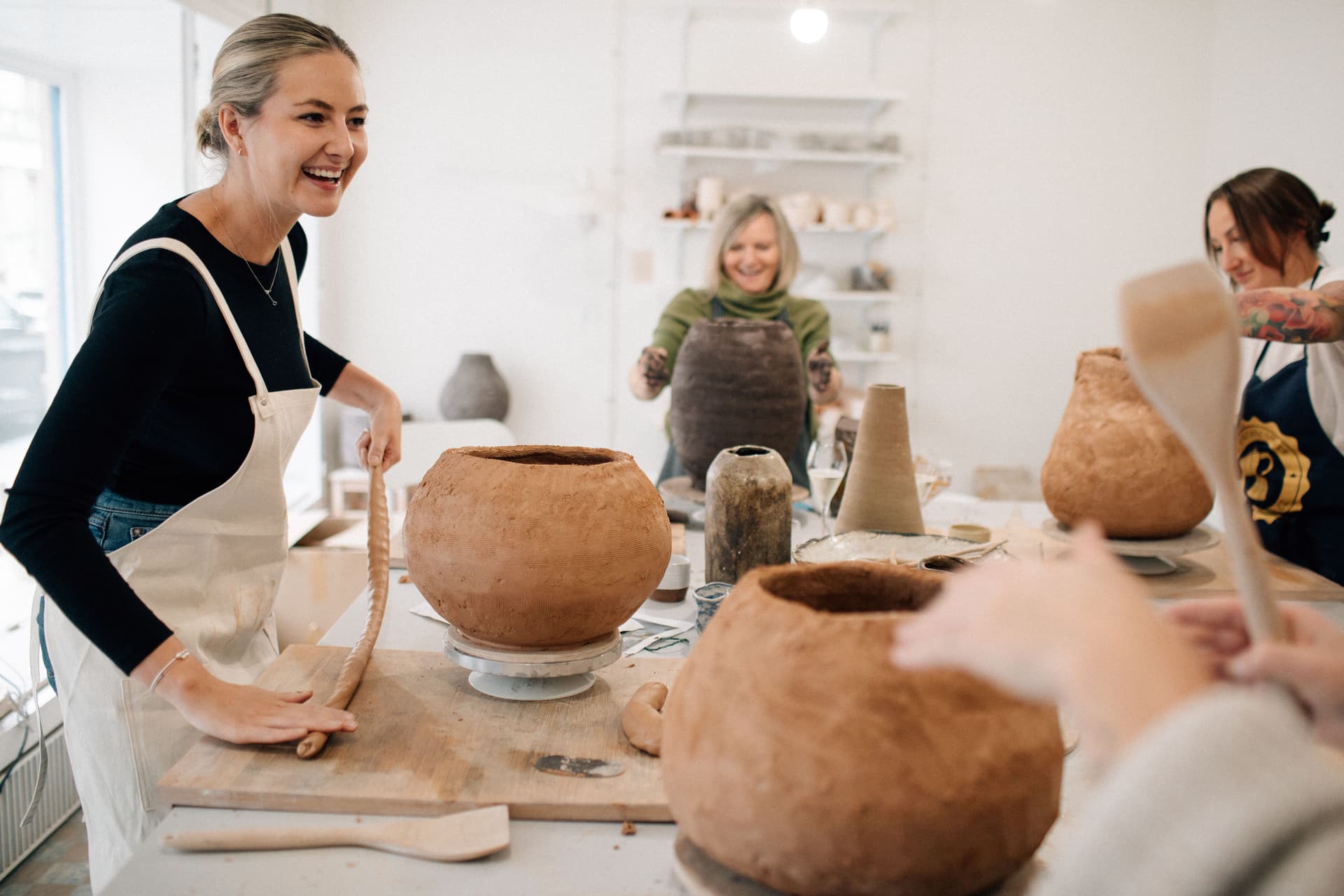 Vases and sculptures